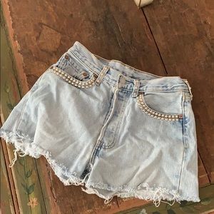 Vintage Studded Levi’s Shorts